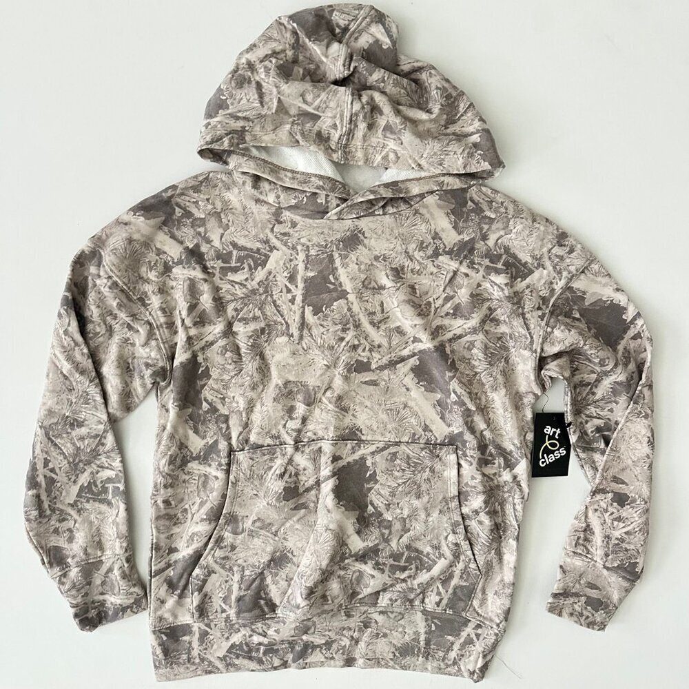 Art Class Oversized Tan Camo Hoodie Size XL (14)